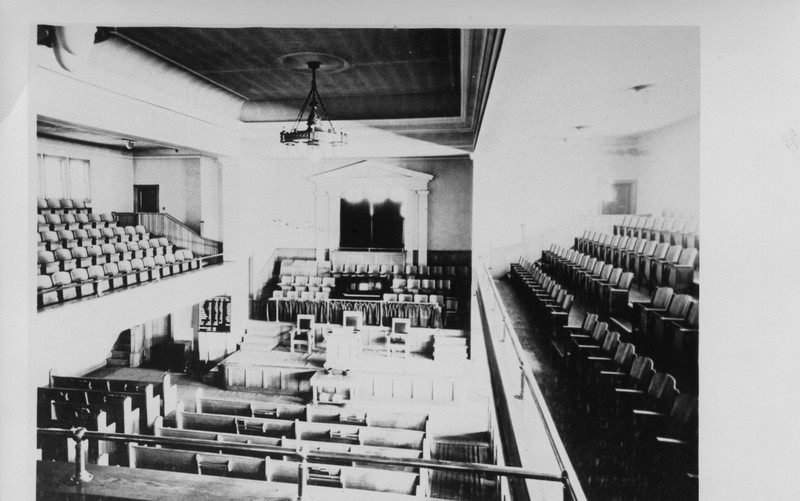 The original sanctuary of the church. Courtesy of the Kenova Historical Commission. 