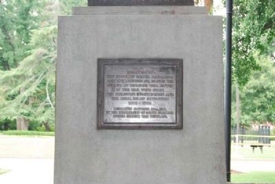 East plaque, Spanish-American War Veterans Monument.