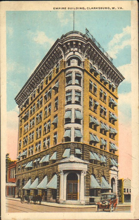 Color postcard of Empire Building.