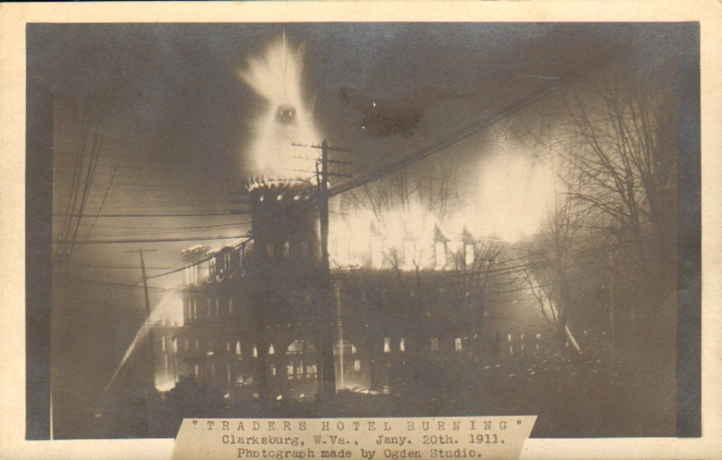 The Traders Hotel fire on January 20, 1911. 