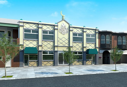 A rendering of the new center. Image: Madinah Community Center