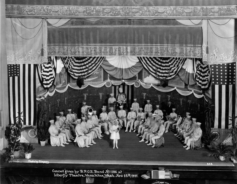Wenatchee Elks Lodge #1186 B.P.O.E. Band Concert at the Wenatchee Liberty Theater