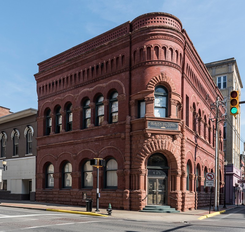 The Merchants Bank Building, now known as the Community Bank Building.