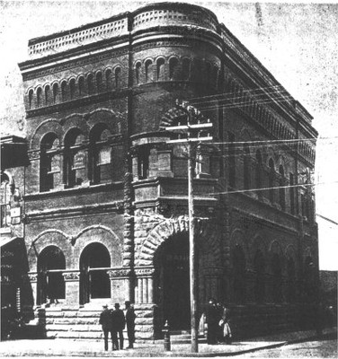 The Merchants Bank Building in 1902, prior to expanding.