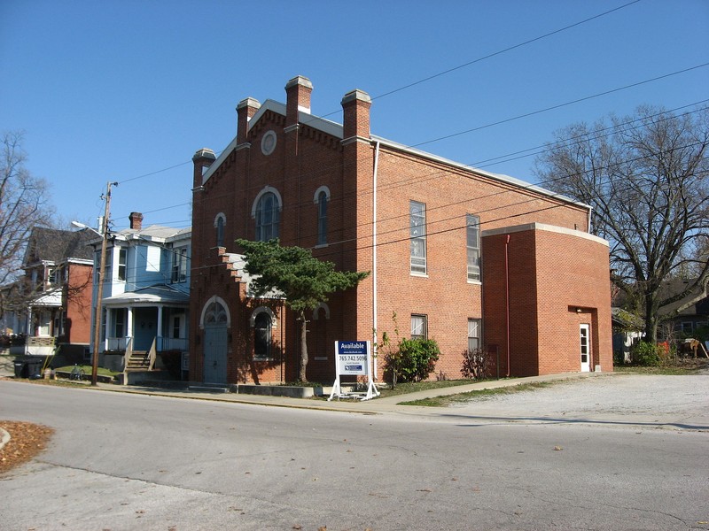 The Congregation's first house of worship, built in 1867.