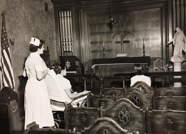 Picture of the Chapel in what is currently Raines Board Room