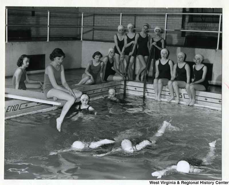Swimming Class at Elizabeth Moore Hall, West Virginia University