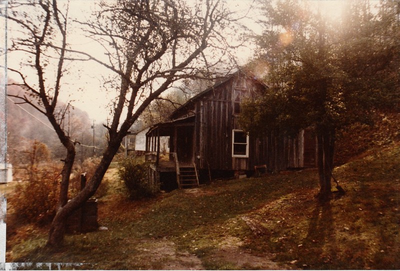 Historic Photograph of the Cabin in Butcher Holler 