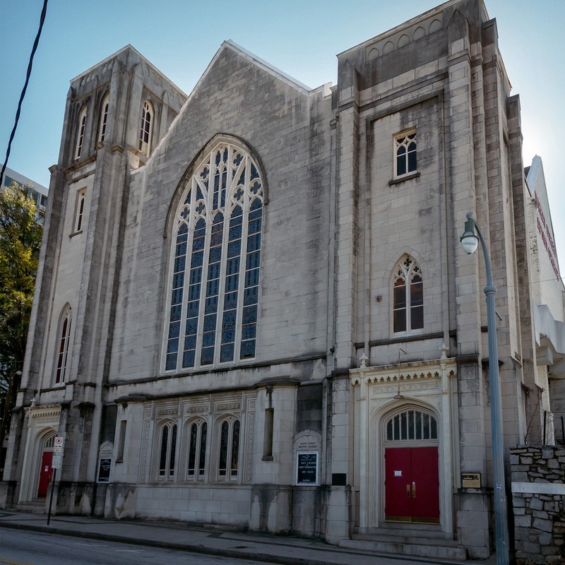 Wheat Street Baptist is true to the old Gothic Revival style. The church contains twenty-two (22) classrooms and departmental rooms,with a 2500 seat capacity.