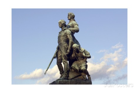 Lewis & Clark and Sacajawea Statue as it looks today 