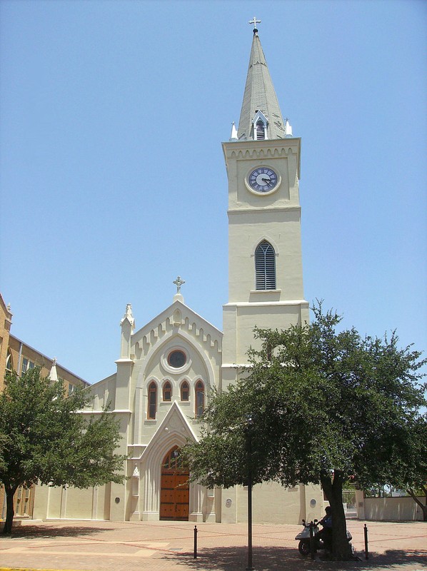San Augustín Cathedral was built in 1872 and remains one of Laredo's most striking landmarks. 