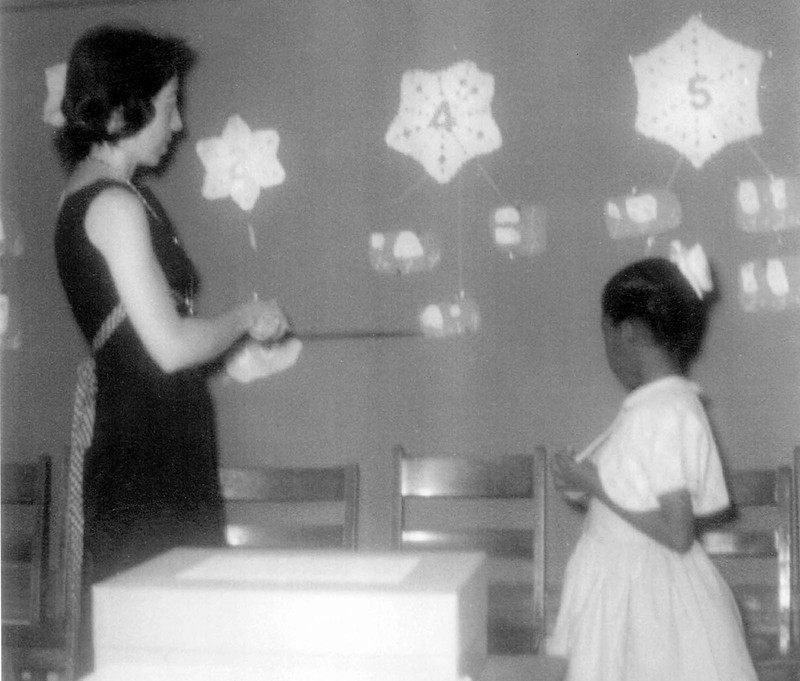 Ruby Bridges with Mrs. Barbara Henry. Ruby was Mrs. Henry's student at William Frantz for a time. 