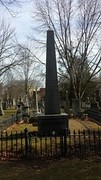 Noah Webster's grave (source: Burt Westermeier)