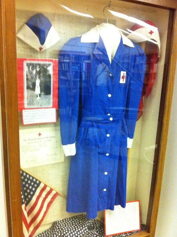 2016  Marian Powers Winchester's WWII Red Cross Service Display