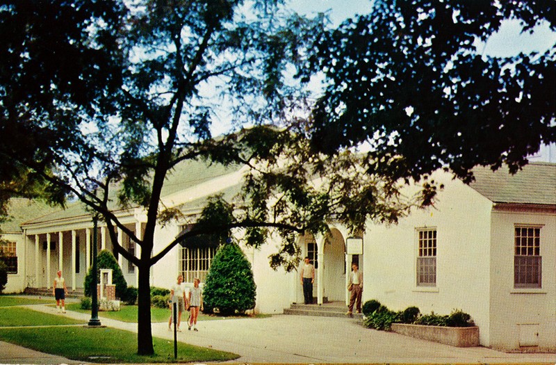 The Shawkey Student Union, located just northwest of the site of the MSC, was the center of student life from 1933 to 1971.