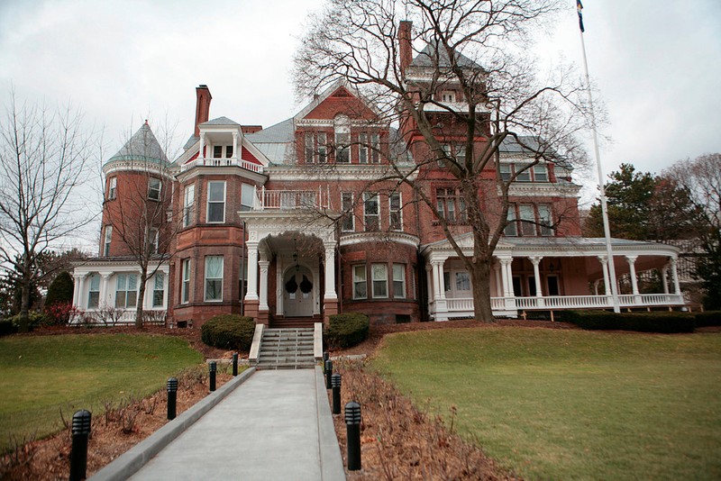 The Executive Mansion has grown since it was first built in 1856 as a private residence.  