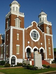 The Brown Chapel A.M.E. Church is the location where the March from Selma to Montgomery, AL began.