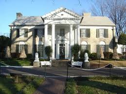 The front of the mansion in Memphis, Tennessee. 