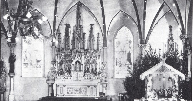 Interior of St. Joseph's Church, date unknown