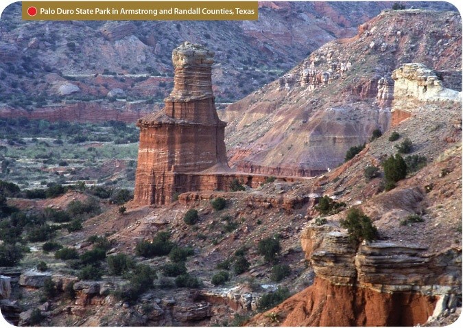 A beautiful overlook at the canyon