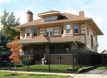 Carson lived at this home and became the first woman and first African-American to represent Indiana’s 7th District. She served from 1997 until her death in 2007.