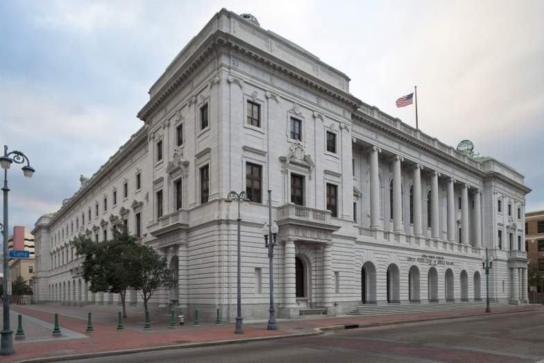 The John Minor Wisdom United States Court of Appeals Building as it looks today