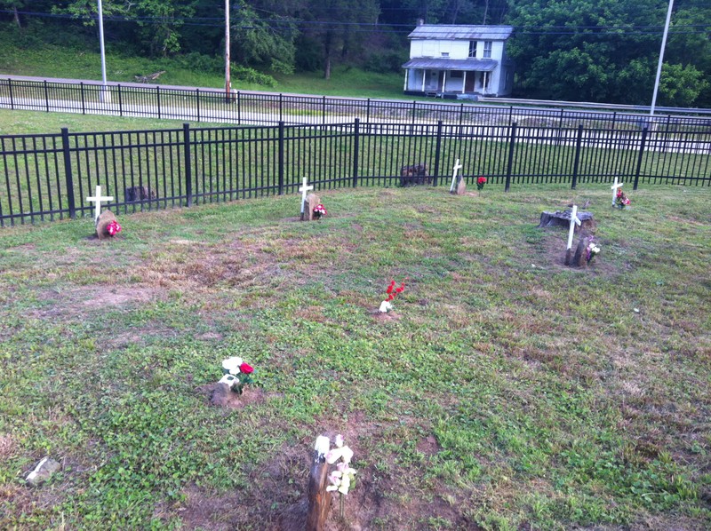 Paris Brumfield Family Cemetery, Harts, WV.