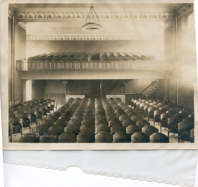 The Alumni Hall auditorium