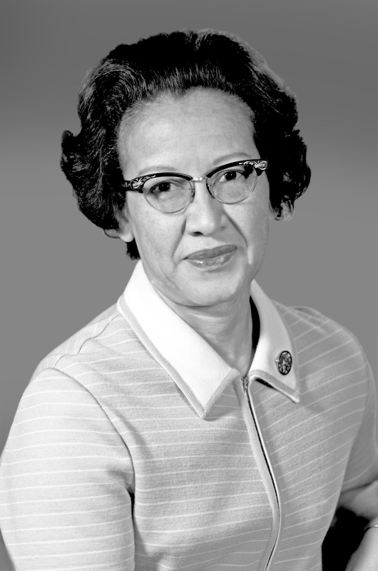 Katherine Johnson while working for NASA. Credit: NASA