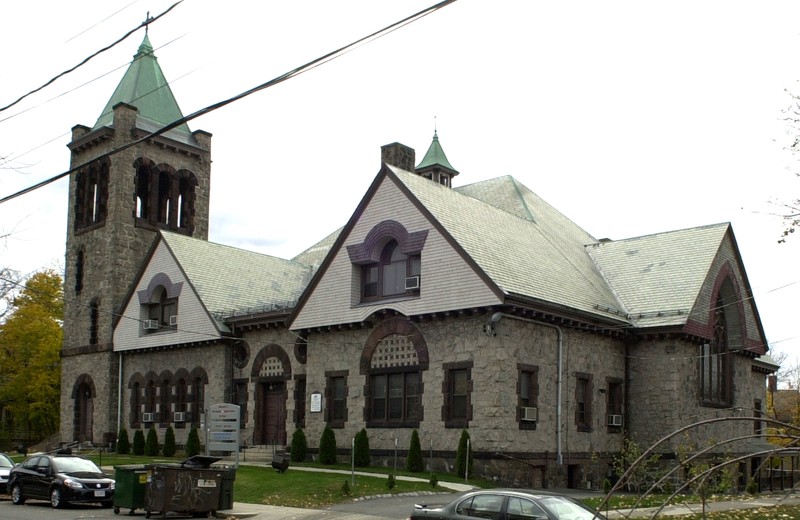 The Palestine Cultural Center for Peace, formerly the Allston Congregational Church, was founded in 2007.