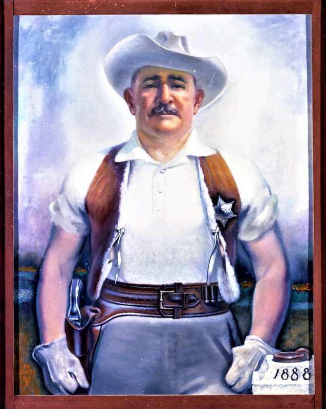 Constable Rivera, painted by Rolando Rivera