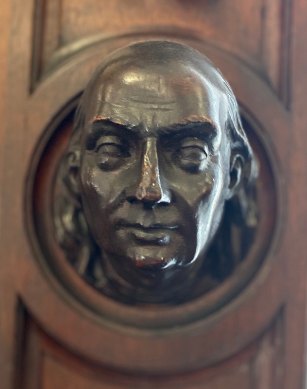 Head, Door, Wood, Sculpture