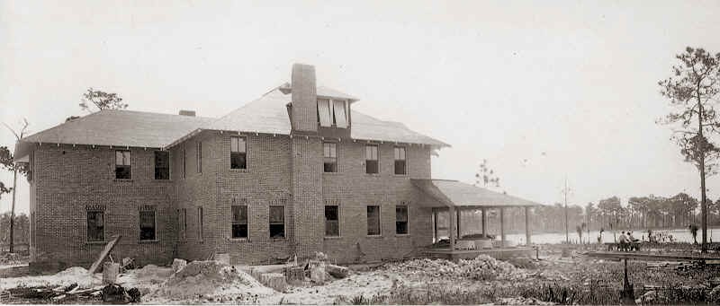 The Inn under the construction in 1912.