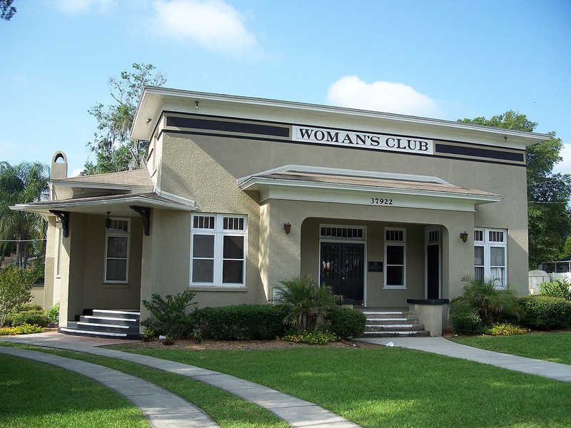 Front entrance of the building. 