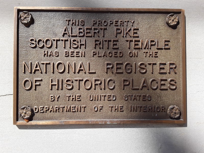 Plaque Indicating Inclusion on the National Register of Historic Places