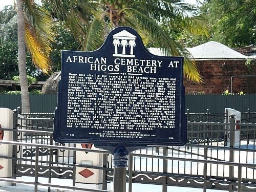 The Historic sign for Higgs Beach