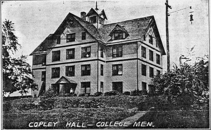 The original Copley dormitory