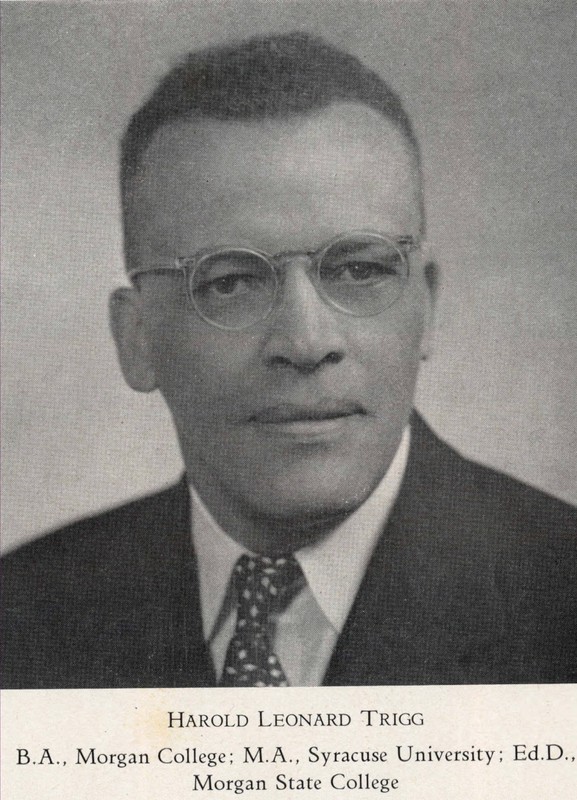 Harold Leonard Trigg, credit: ECSU Archives