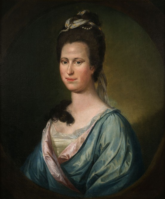 Portait of Mary Willing Byrd by Matthew Pratt (ca. 1773), State Art Collection, Library of Virginia.