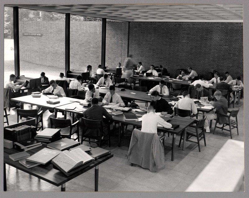 Oliver Wendell Holmes Library, 1960. Photograph by Francis Cookson.