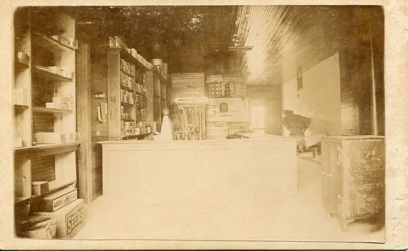 Photo taken of the interior of the school store located in Westcott Building.