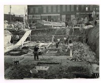 Construction of the Greenfield Post Office