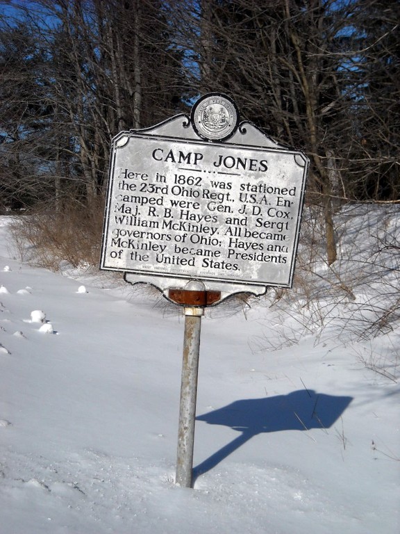 Landmark for Camp Jones located on Rt. 19 on Flat Top Mountain,Wv.