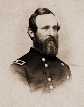 President Rutherford B. Hayes, shown here as a Union officer, during which time he and his troops camped at Camp Jones.