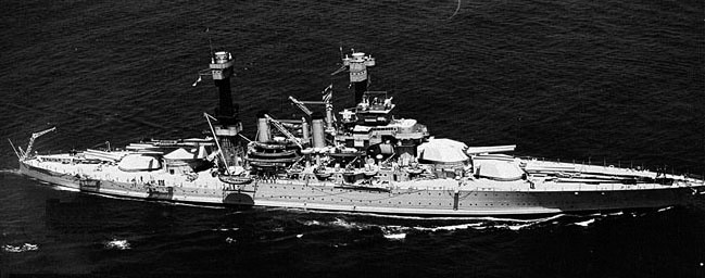 The USS West Virginia before World War II and the Battle at Pearl Harbor. 