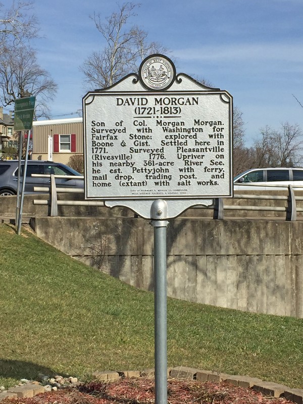 David Morgan historical marker. Photo by Juanita DeBerry Feb. 18, 2017