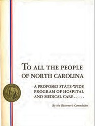 Dr. Reynold's served as Secretary of the State Board of Health during his storied career. It was during his tenure that he drafted this report in 1945 calling for an overhaul and expansion to public health programs for North Carolinians.