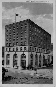 Undated postcard featuring the Hotel Farr, courtesy of Marshall University Special Collections department.