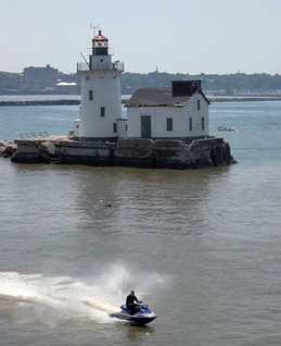 The lighthouse on a sunny day!