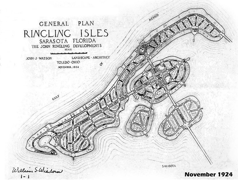 1924 Architecture commissioned for John Ringling by John J. Watson. 